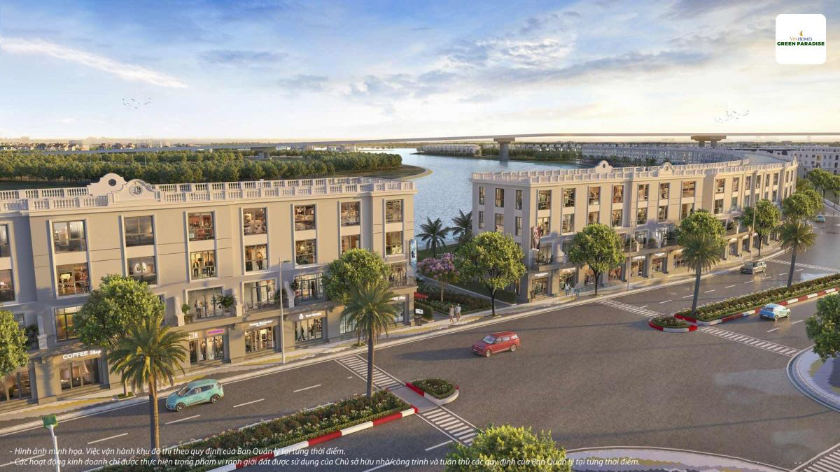 Nhà phố 100m2 căn liền kề Vinhomes Cần Giờ mức giá ~133tr/m2