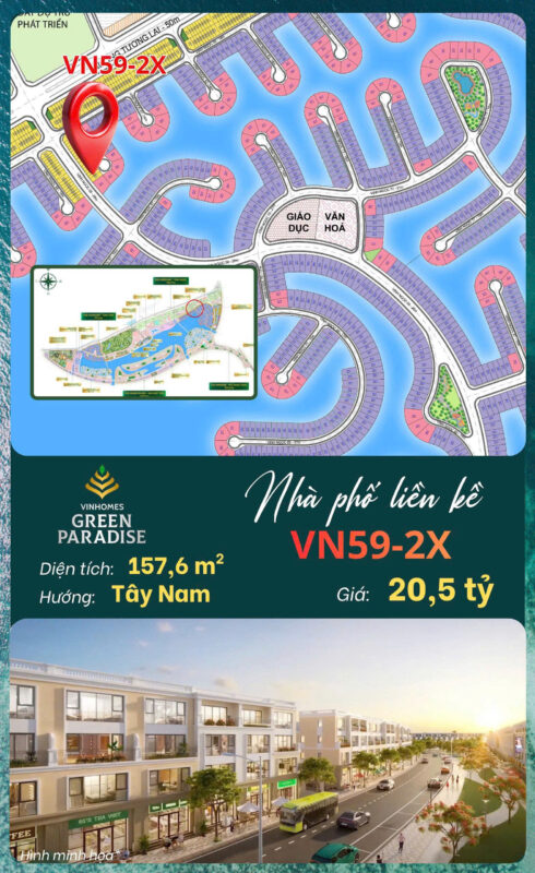 Mua nhà phố 150m2 Vinhomes Cần Giờ, giá bao nhiêu?