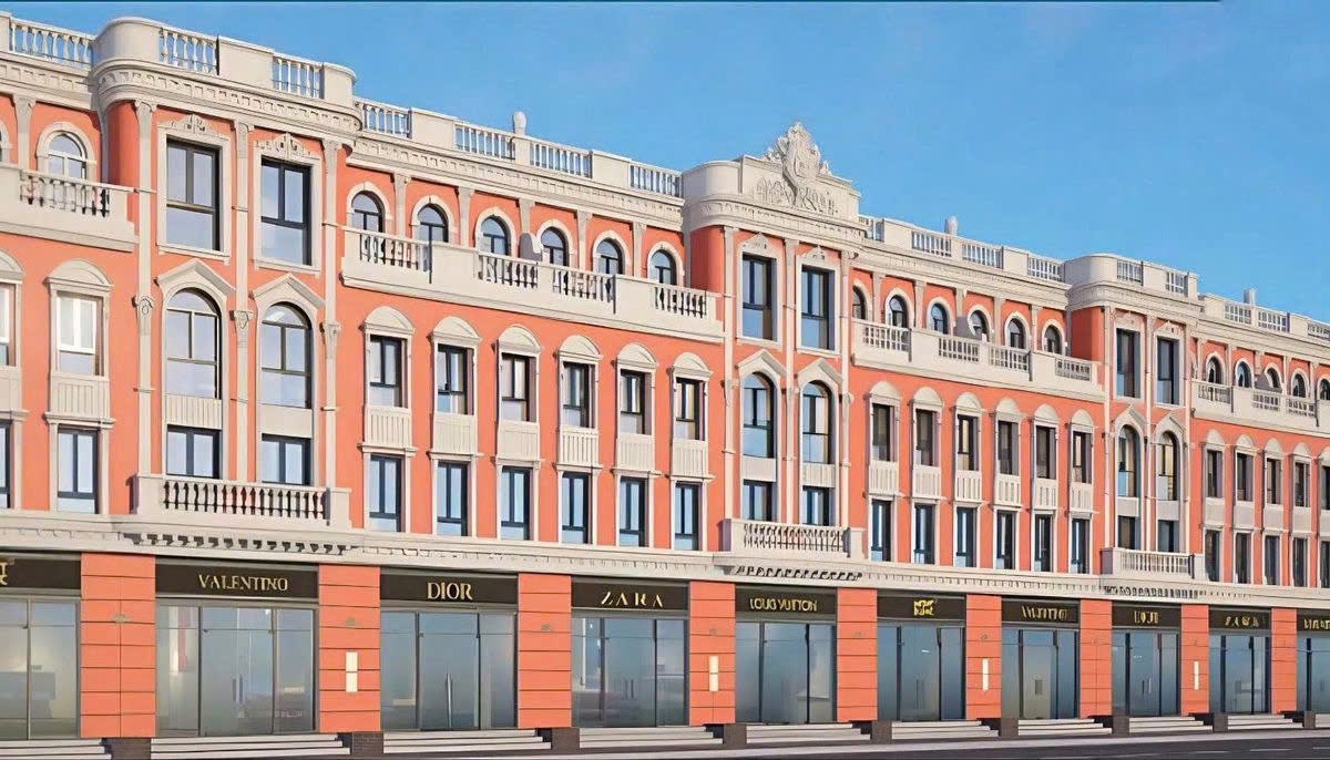 Phối cảnh shophouse Vinhome Cần Giờ